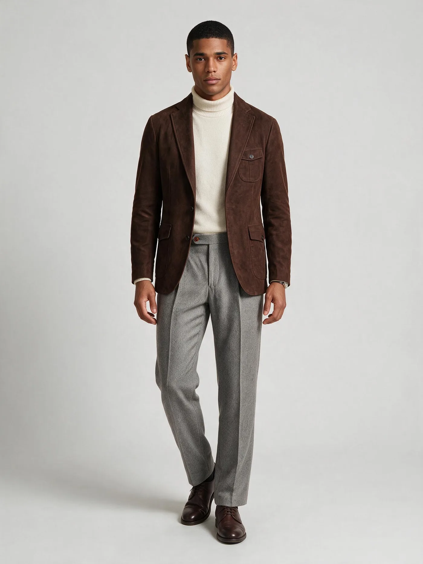 Light brown classic suede jacket from House of Vinterberg