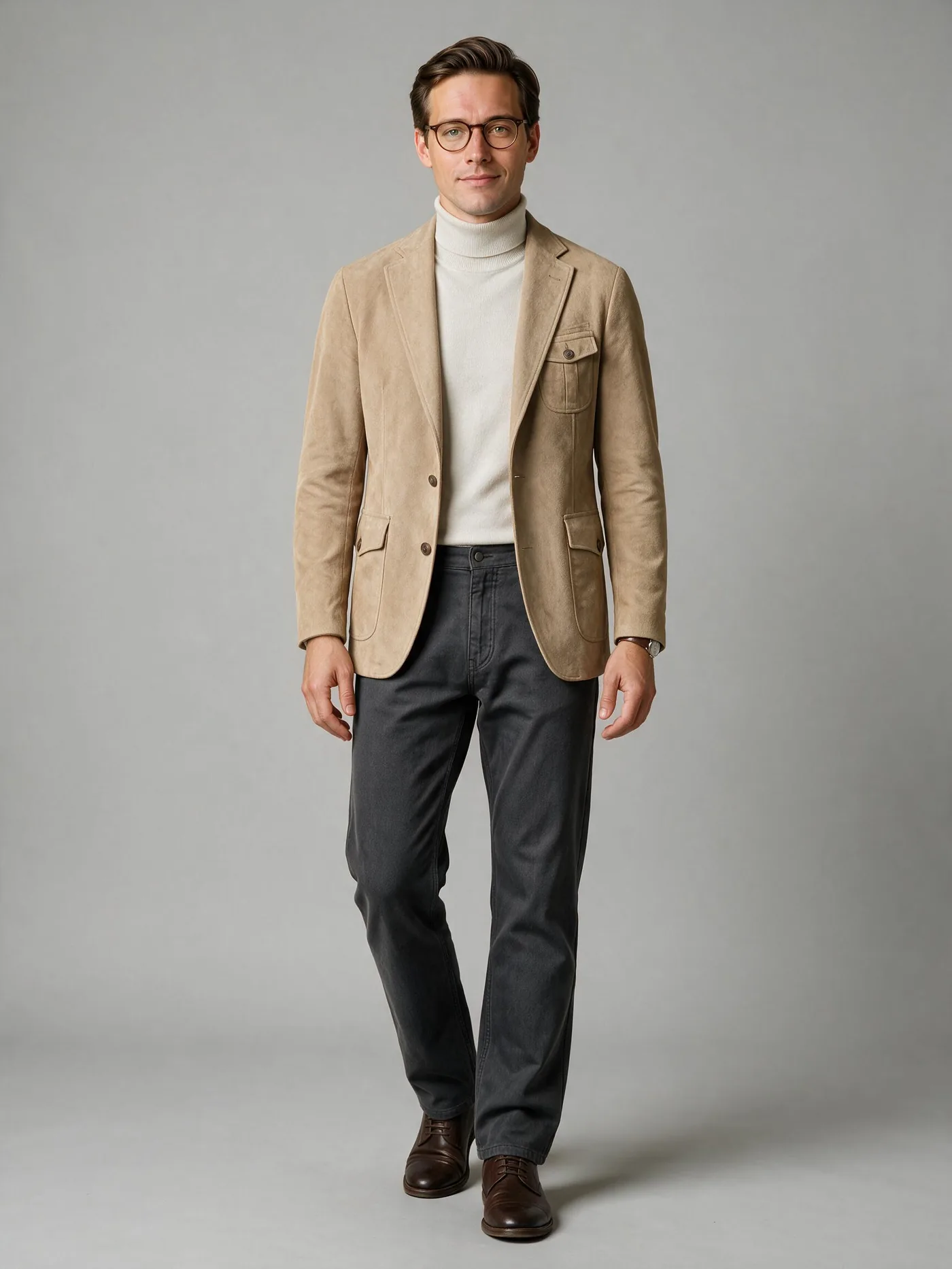 Beige suede jacket from House of Vinterberg