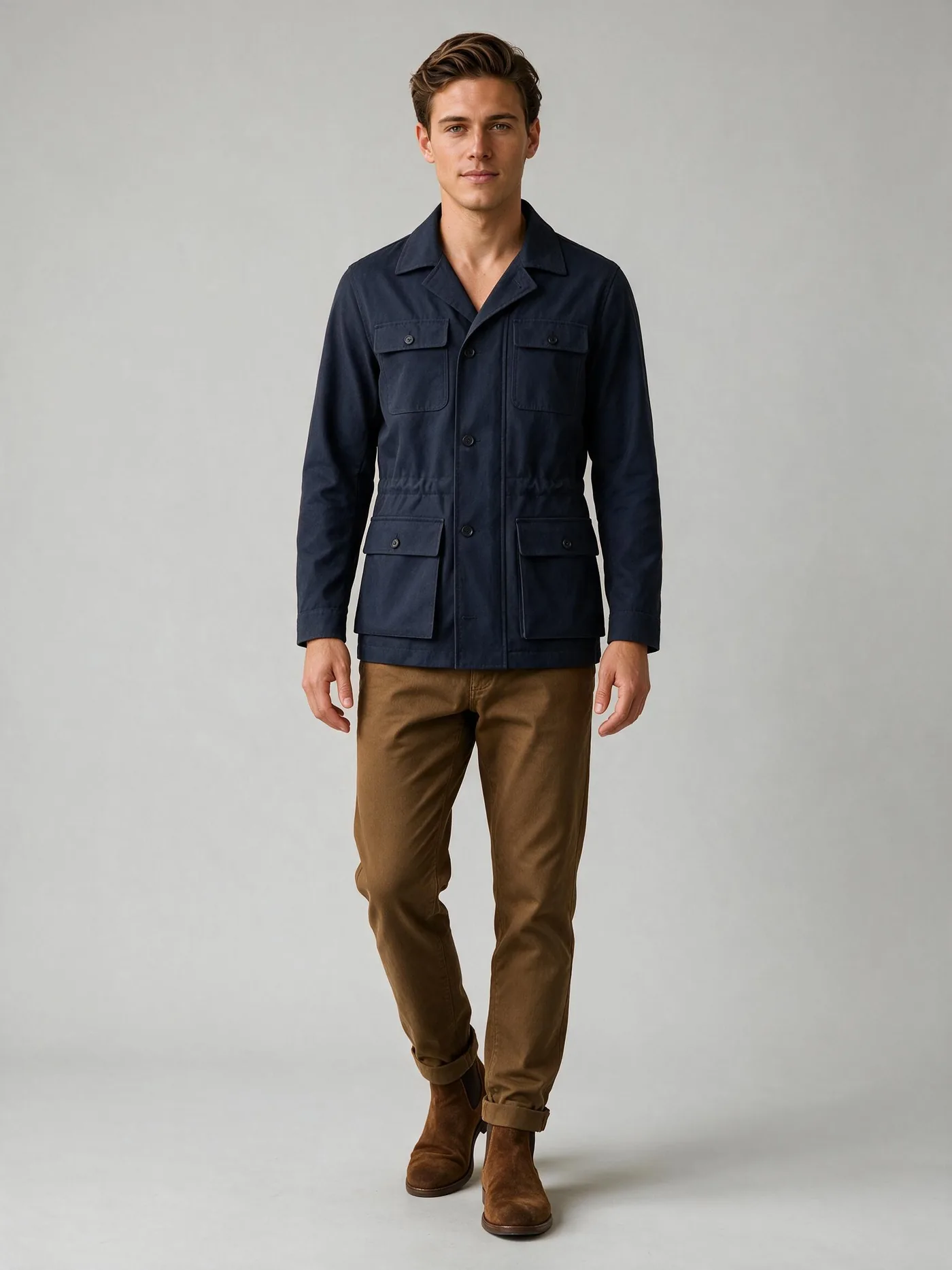 Navy field jacket from House of Vinterberg