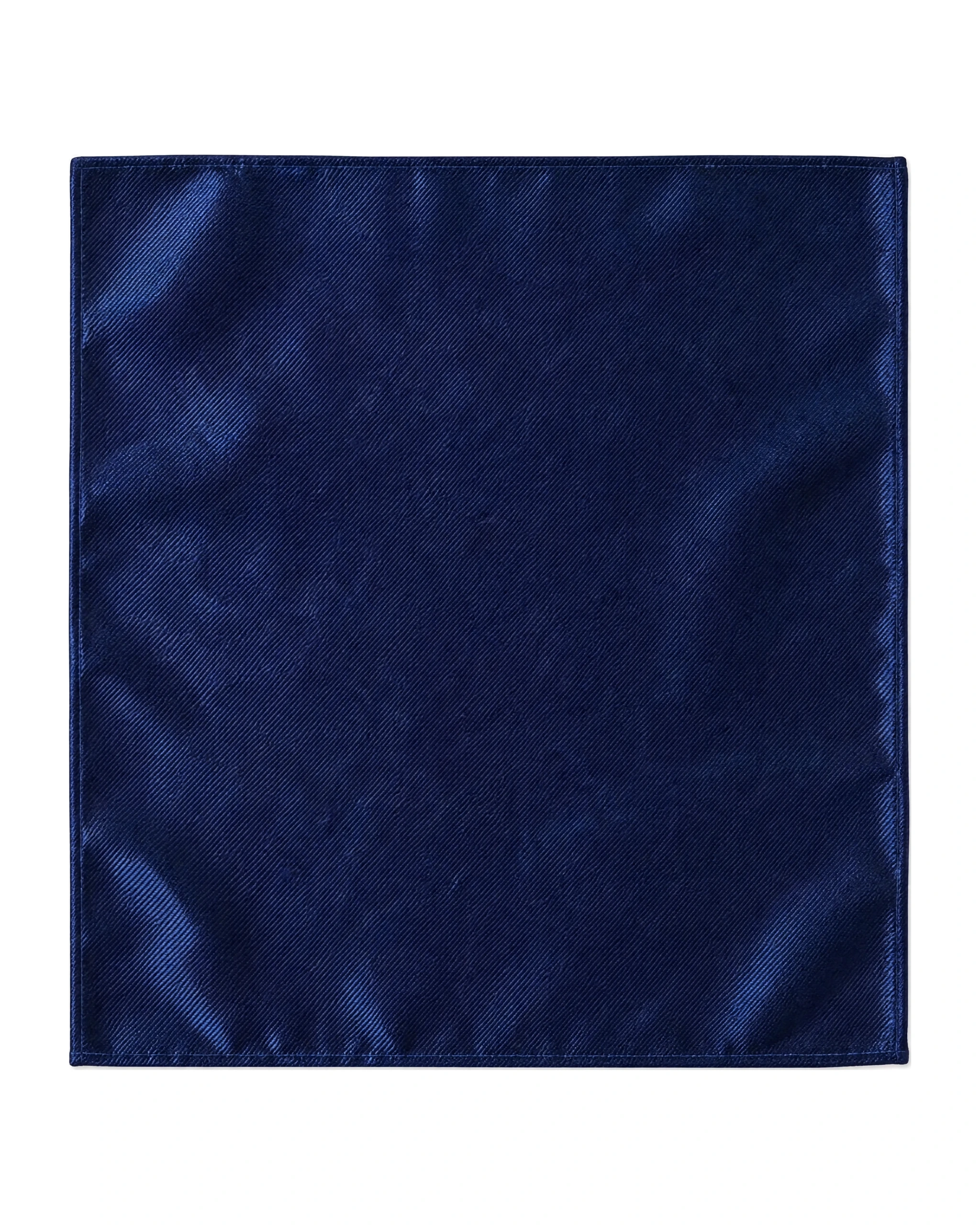 Navy silk pocket square from House of Vinterberg