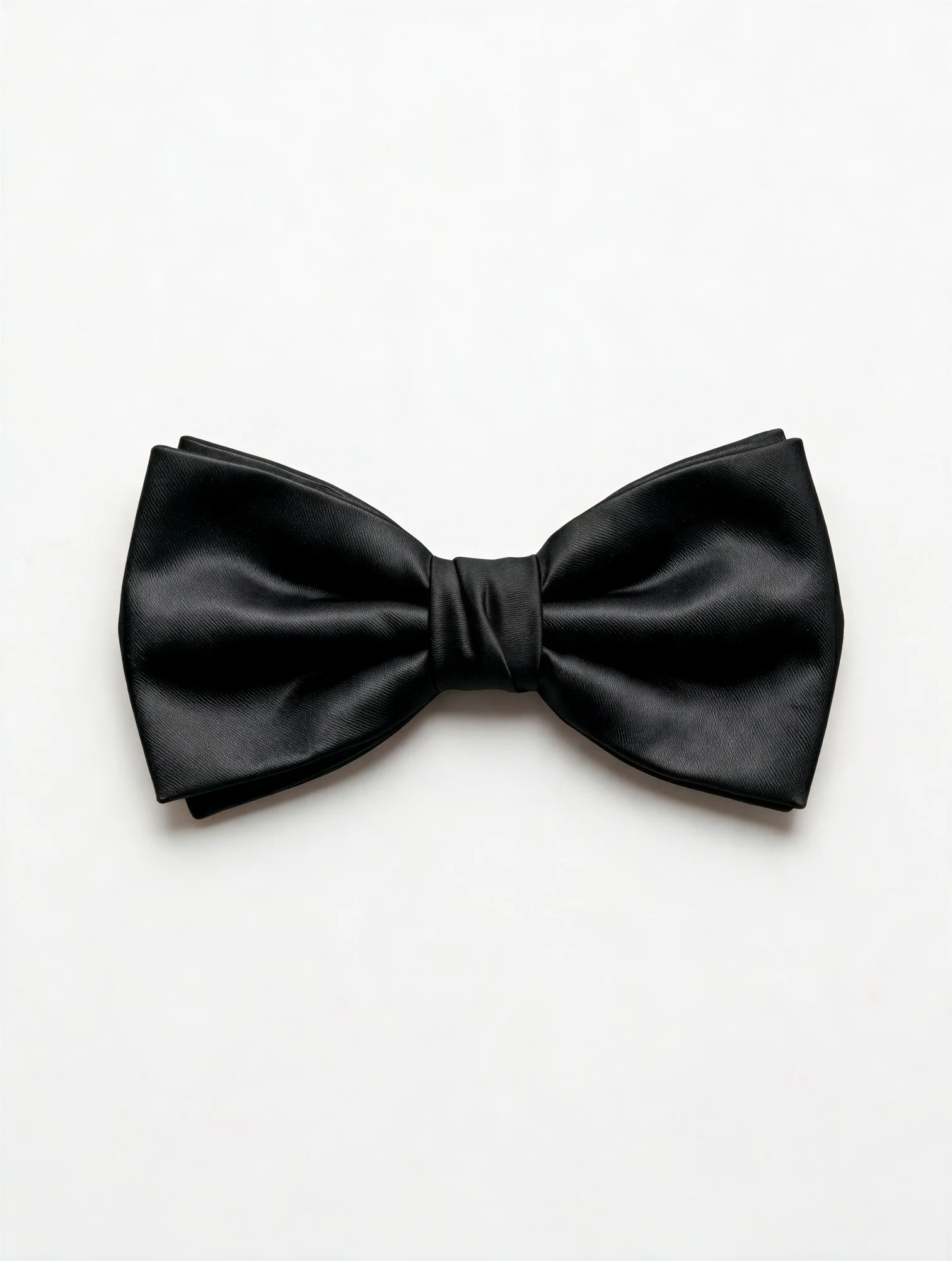 Black silk bow tie from House of Vinterberg