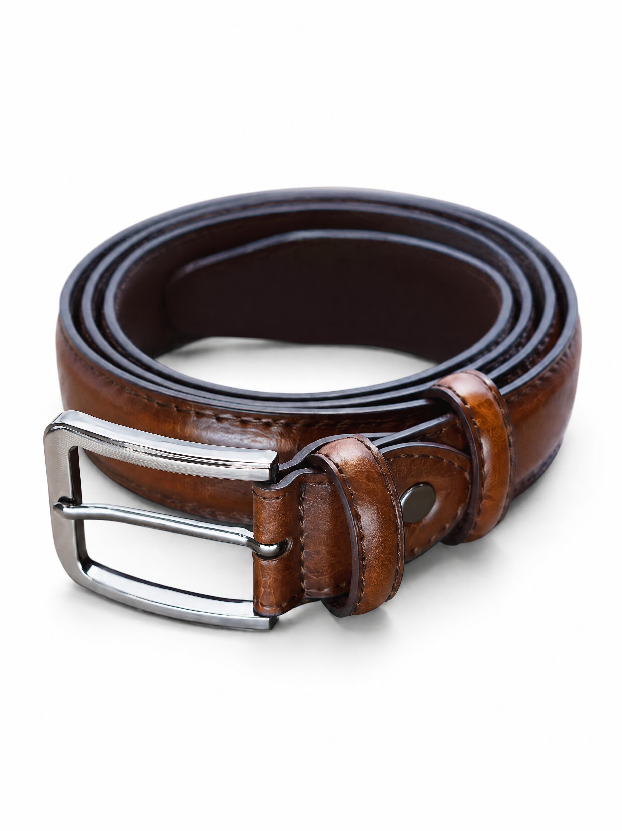 Brown Leather Belt from House of Vinterberg